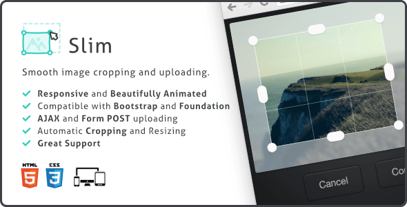 Slim Image Cropper, Responsive Uploading and Ratio Cropping Plugin v4.19.0