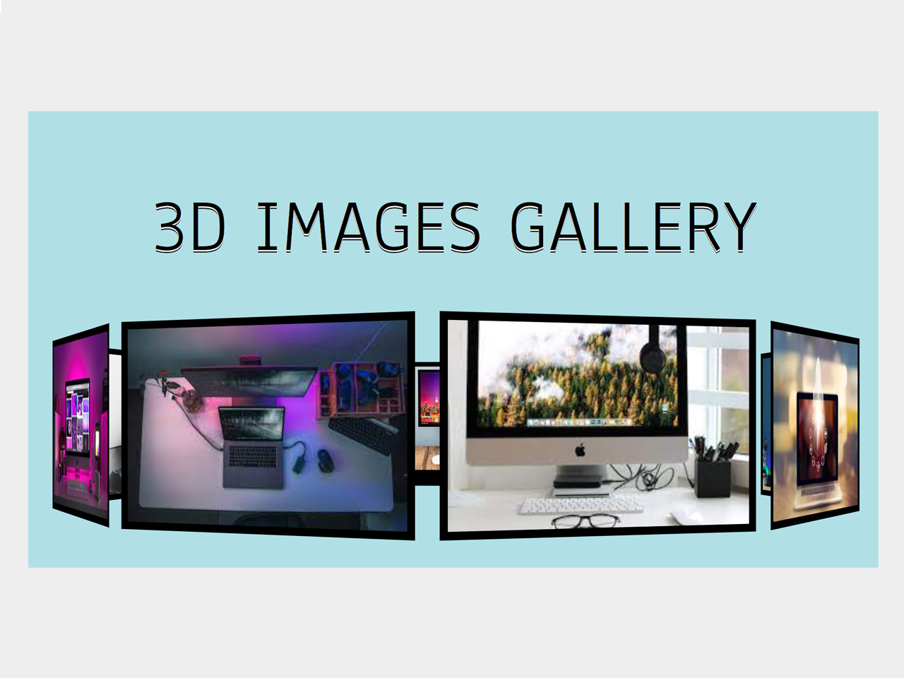 3D Image Gallery with 360-degree Rotation — CodePel