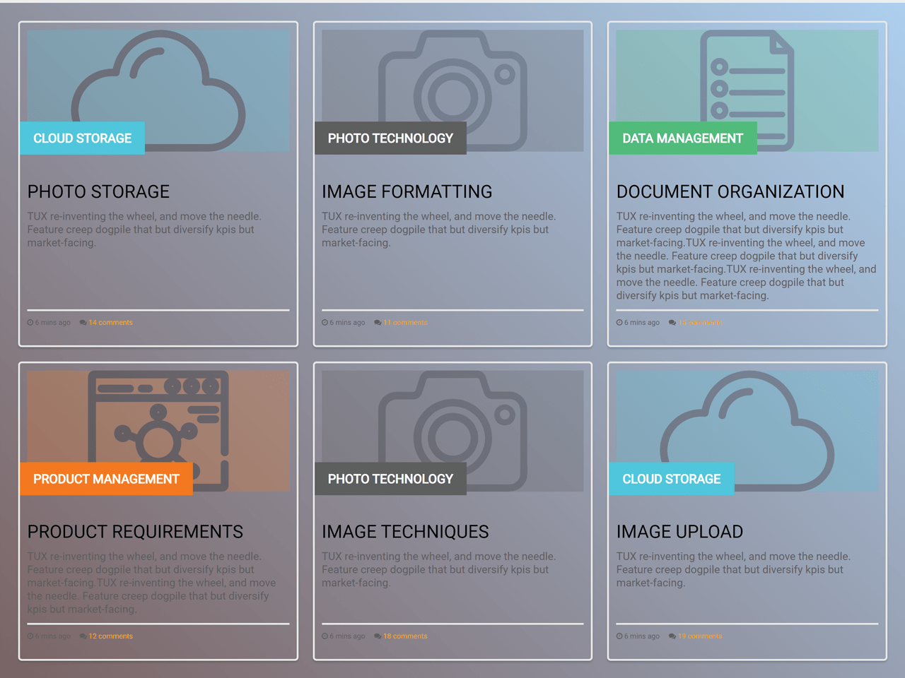 CSS Title Cards with Grid Layout — CodePel