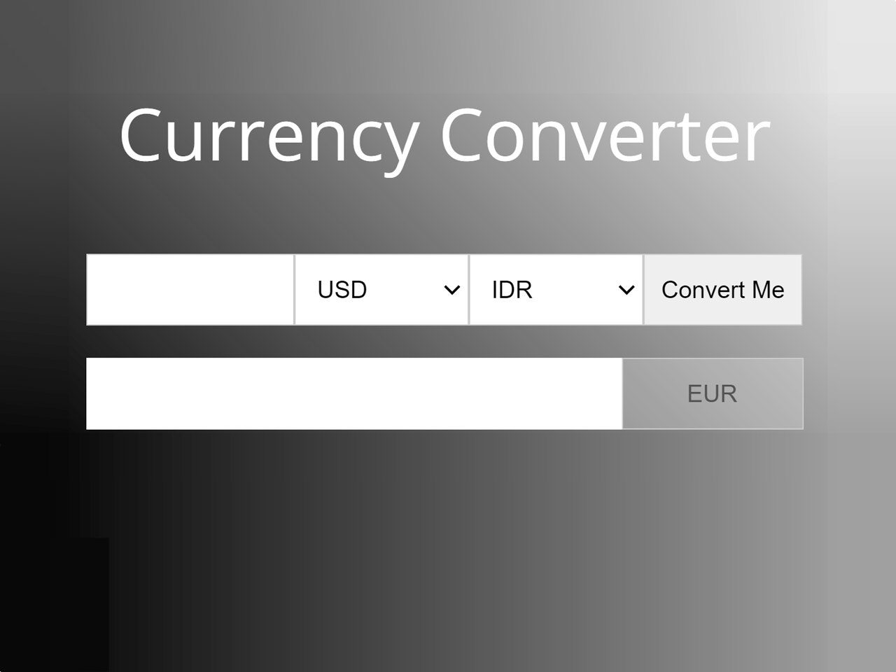 JavaScript Convert Currency App — CodePel