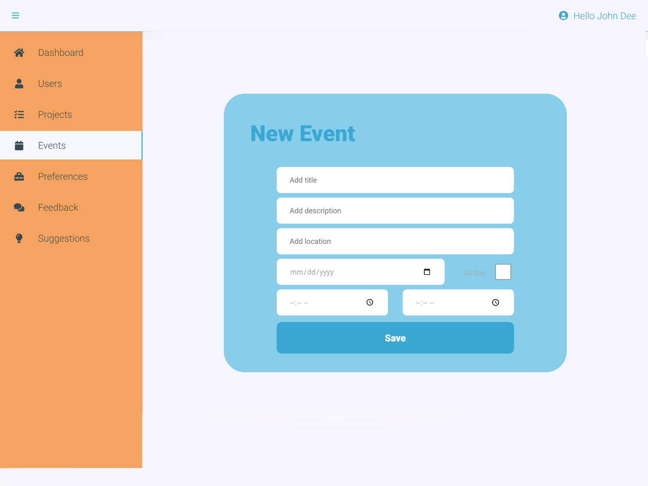 JavaScript Dashboard — CodePel