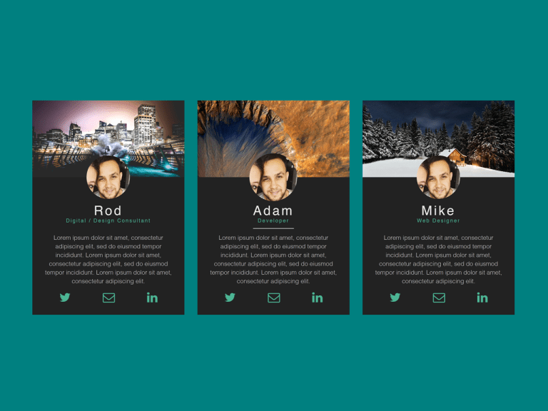 CSS Cards with Images — CodePel