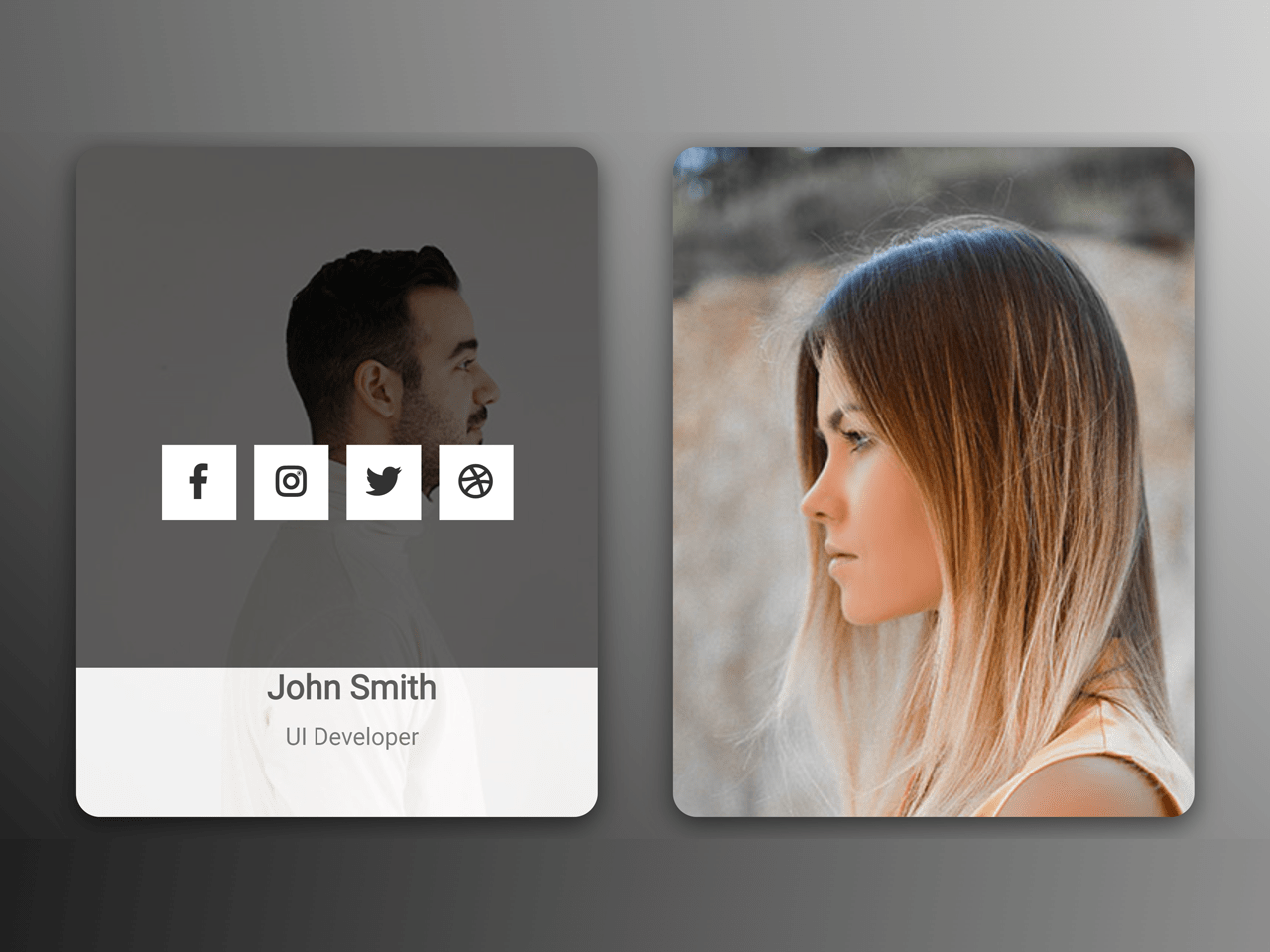 Profile Cards with Animation in CSS — CodePel