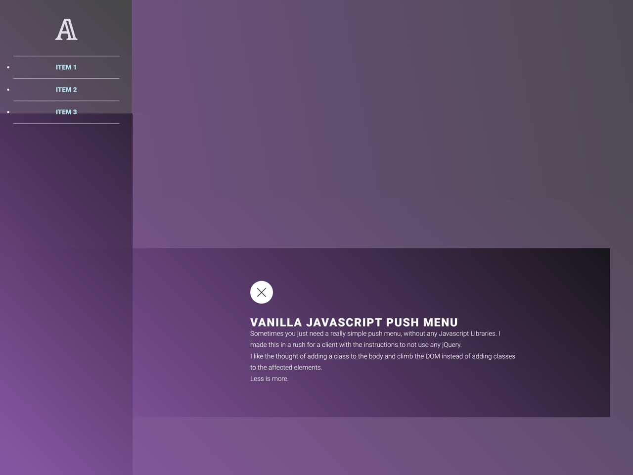 JavaScript Menu Library — CodePel