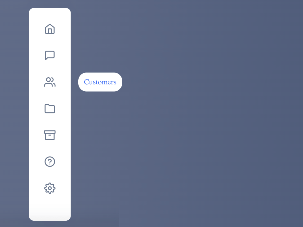 CSS Vertical Menu with Gooey Effect on Hover