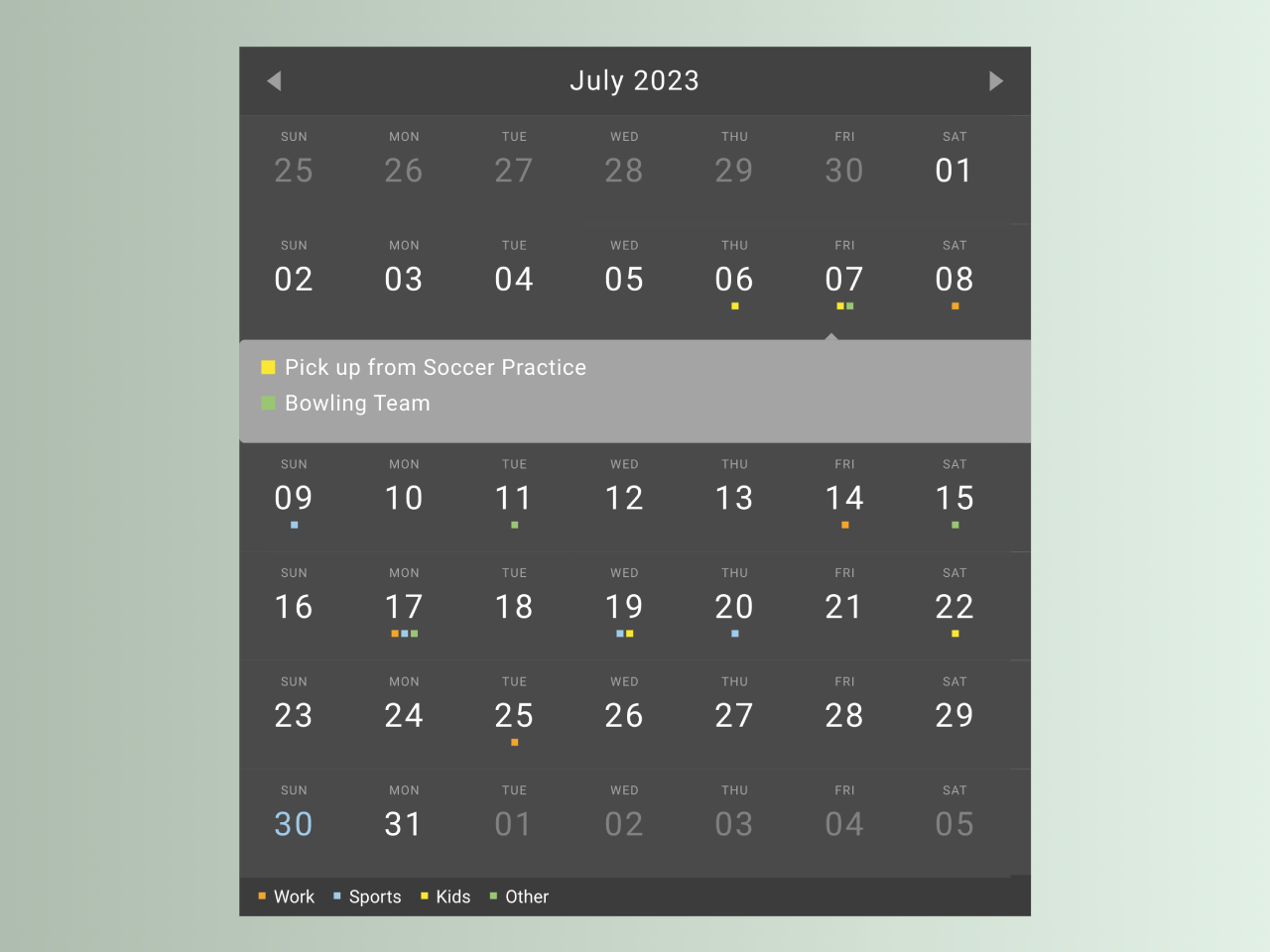 Event Calendar Source Code in JavaScript — CodePel