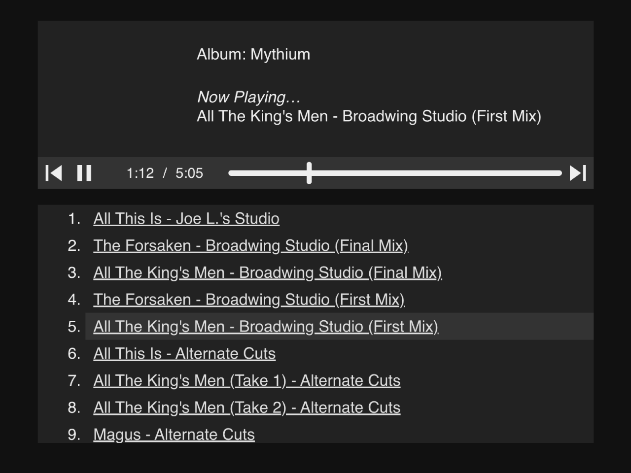 Free HTML5 Audio Player with Playlist — CodePel