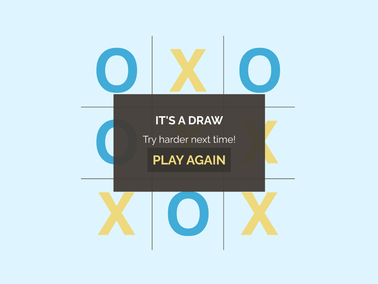 javascript hangman assignment Tic Tac Toe Game Player vs Computer in Javascript