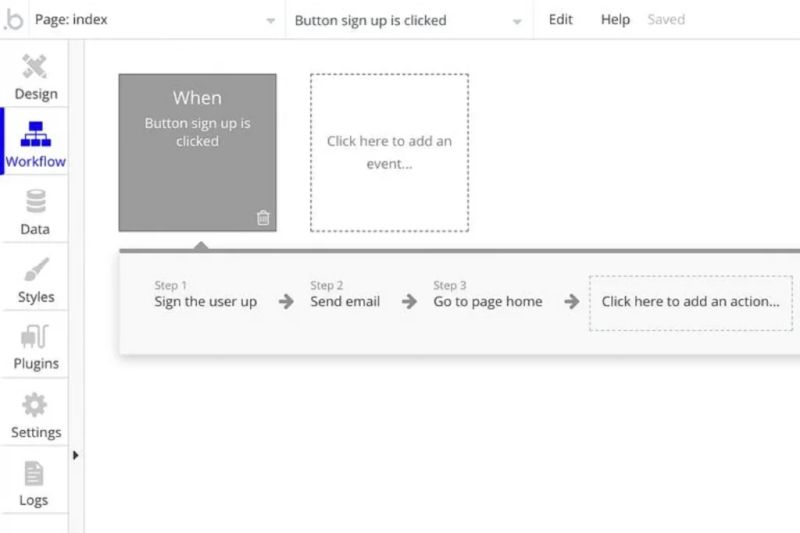 Bubble Nocode Web App Builder - Dark Image Collection - HD Quality