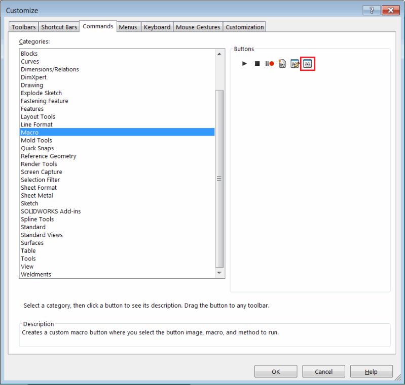 How To Create And Add Solidworks Macro Buttons To Your Toolbars - Artistic Minimal Pattern - HD