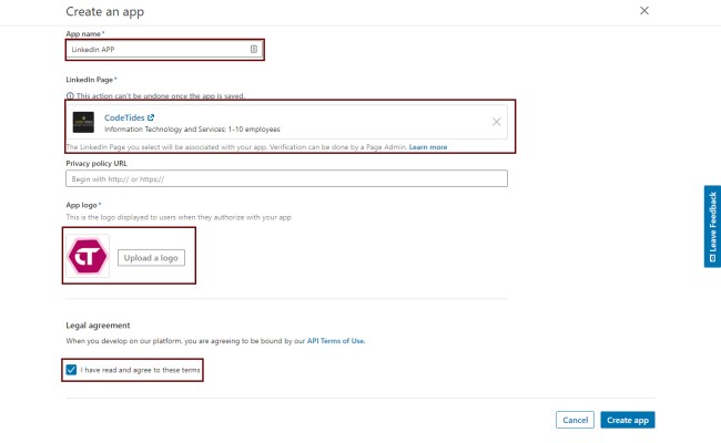 How To Create LinkedIn App, Client ID And Client Secret - CodeTides