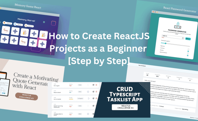 5 Best ReactJS Projects For Beginners In 2024 [Source Code Included]