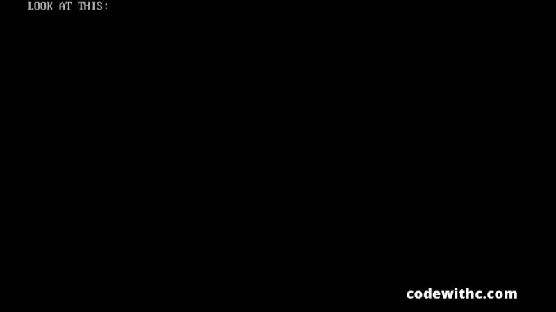 C Program A Simple Use Of Gotoxy To Display Hindi Text Code With C - Creative HD Geometric Wallpapers | Free Download