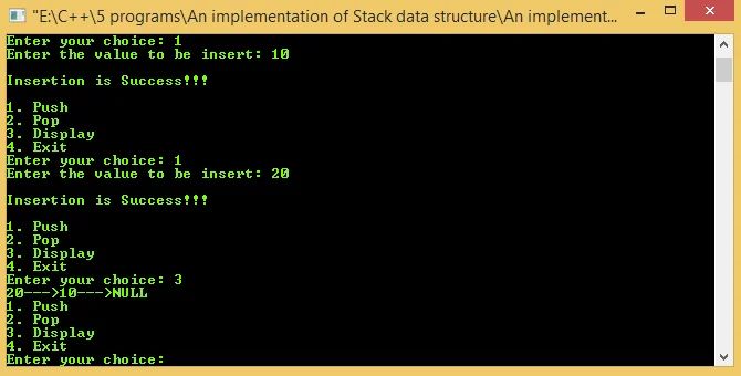 C Program An Implementation Of Stack Data Structure In C In Linked List Code With C - City Photo Collection - Full HD Quality