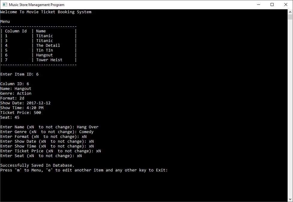 Simple Movie Ticket Booking System In C With Source Code Source Code Projects This is simple and basic level small project for learning purpose.