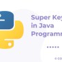 Super Keyword In Java Programming | Code With C