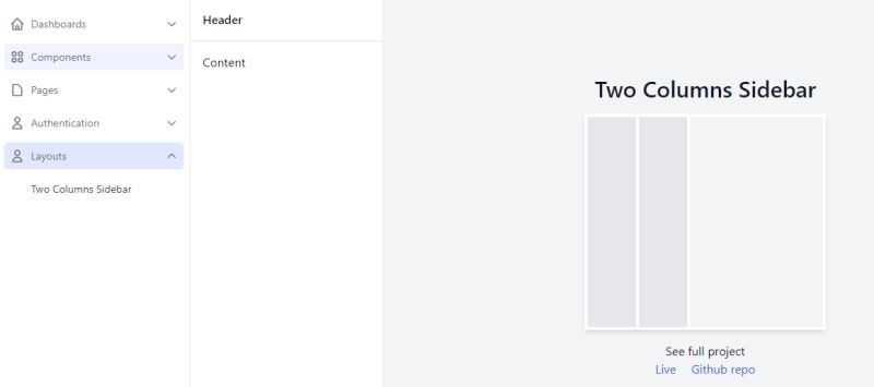 Html How To Add Heading Section Before Sidebar With Tailwind Css Stack Overflow - Download Incredible Vintage Design | Mobile