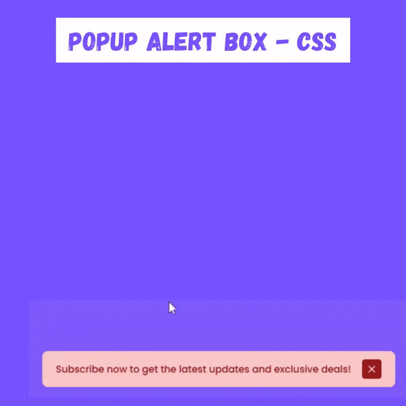 How To Make An Error Popup Using Html Css And Javascript Create An - Full HD Minimal Wallpapers for Desktop