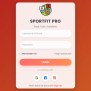 Create Sports Login Form Using HTML & CSS