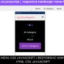 Responsive Hamburger Menu Using CSS & JavaScript Code