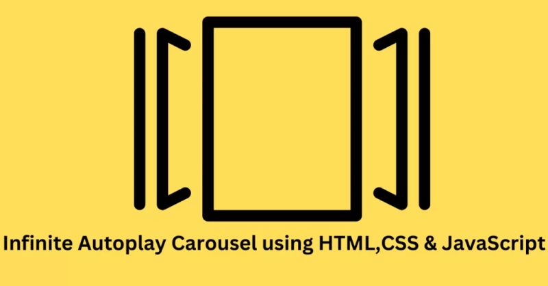 Infinite Autoplay Carousel Using Javascript Source Code - Dark Background Collection - Mobile Quality