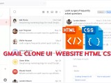 Gmail Clone Template Using Html And Css Gmail Template Free Word Template