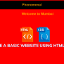 Create A Basic Website Using Html And Css (Very Basic Code)