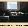 Create Image Slider Using HTML, CSS And JavaScript Code
