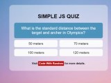 Build Multiple Choice Quiz App With Html Css And Javascript