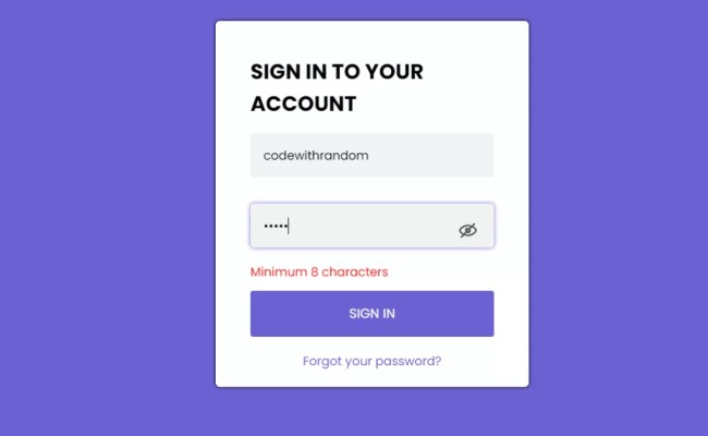 Create Login Form With Captcha Using Html Css Javascript - Design Talk