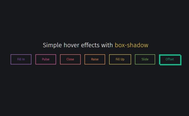 33+ CSS Button Hover Effects Examples