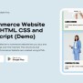 E-Commerce Website Using Html Css JavaScript (Source Code)