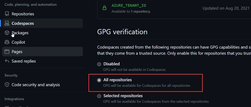 Troubleshooting Gpg Verification For Github Codespaces Github Docs - Premium Colorful Image Gallery - High Resolution