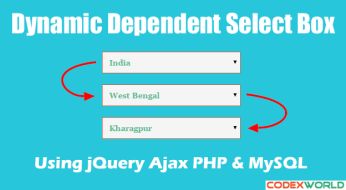 Dynamic Dependent Dropdown In Php Using Jquery Ajax Xpertphp - Best Abstract Designs in Full HD