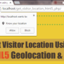 Get Visitor Location Using HTML5 Geolocation API And PHP - CodexWorld