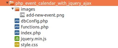 Add Event To Calendar Jquery Ajax Php Tutorial Files Structure Codexworld Codexworld - Retina Colorful Wallpapers for Desktop