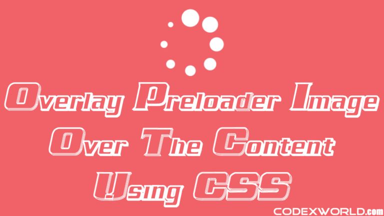 Transparent Loading Overlay With Spinner Loader Image Over Div Using - Space Art Collection - 8K Quality