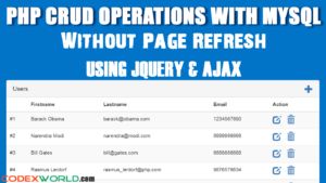 Laravel 8 Jquery Ajax Crud Without Page Reload Refresh With Form - Premium Nature Image Gallery - Retina