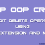 PHP OOP CRUD Operations Using PDO Extension And MySQL - CodexWorld