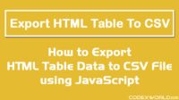 How To Export Html Table Data To Pdf Json Csv File Using Javascript Part 1 Youtube - HD City Textures for Desktop