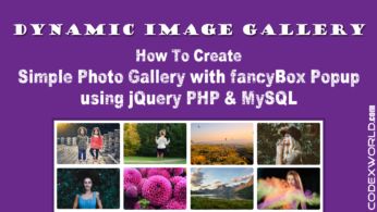 Dynamic Image Gallery Jquery Php Mysql Files Structure Codexworld - Download High Quality Landscape Pattern | HD