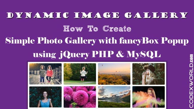 Dynamic Css Grid Responsive Image Gallery Using Php And Mysql Part 1 - Ultra HD Ocean Design - Full HD