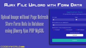 Ajax Php Form Handling Using Jquery Submit Form Without Refresh - Perfect Mountain Pattern - High Resolution
