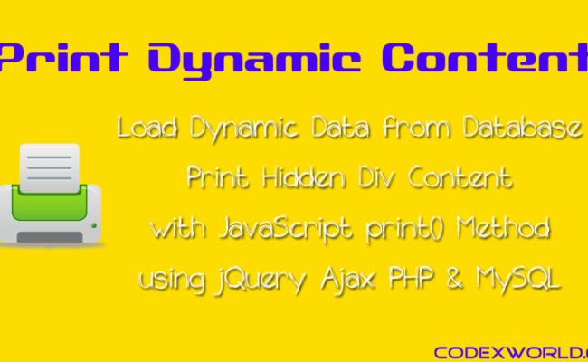 Convert HTML To PDF Using JavaScript - CodexWorld