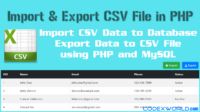 Github Shahroznawaz Import Export Csv In Php Simple Script To Import Export Csv Files In Php - Geometric Pattern Collection - Mobile Quality