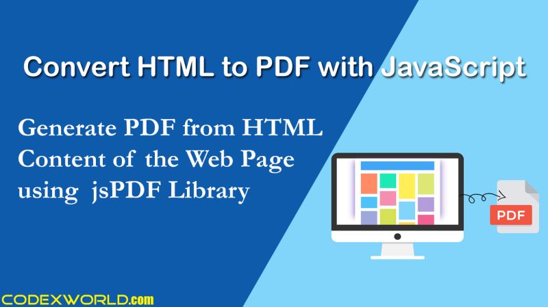 Create Pdf From Html Using Jspdf - High Quality Desktop Dark Patterns | Free Download