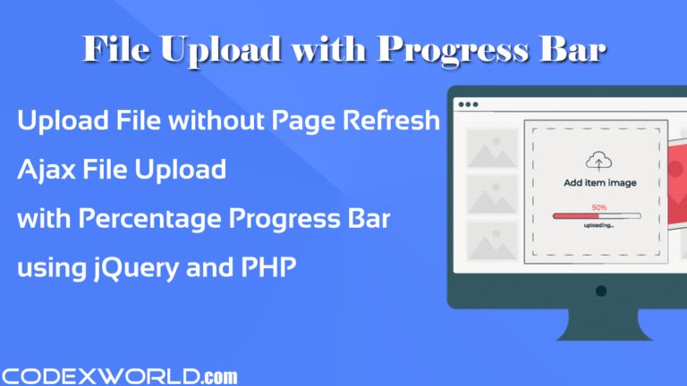 Multiple Files Upload With Progress Bar Using Ajax And Jquery In Php - Ultra HD Space Image - Full HD