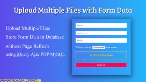 Multiple Image Upload With Jquery Php And Mysql Coderszine - Professional High Resolution Gradient Photos | Free Download