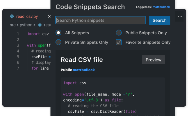 Code Snippets