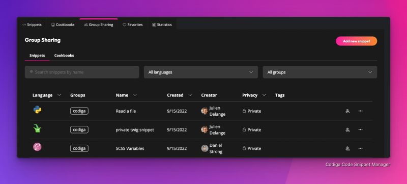 5 Great Tools To Share Beautiful Code Snippets Livable Software - Best Gradient Textures in 4K